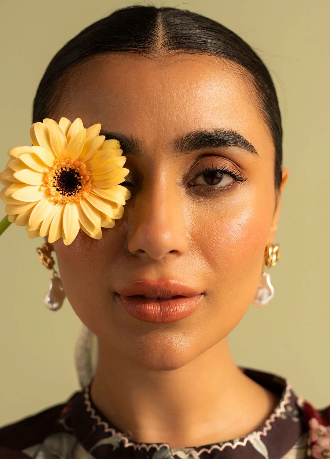 Coco by Zara Shahjahan Printed Lawn Suit Unstitched 3 Piece CZS25P D 7B-Zoe - Summer Collection