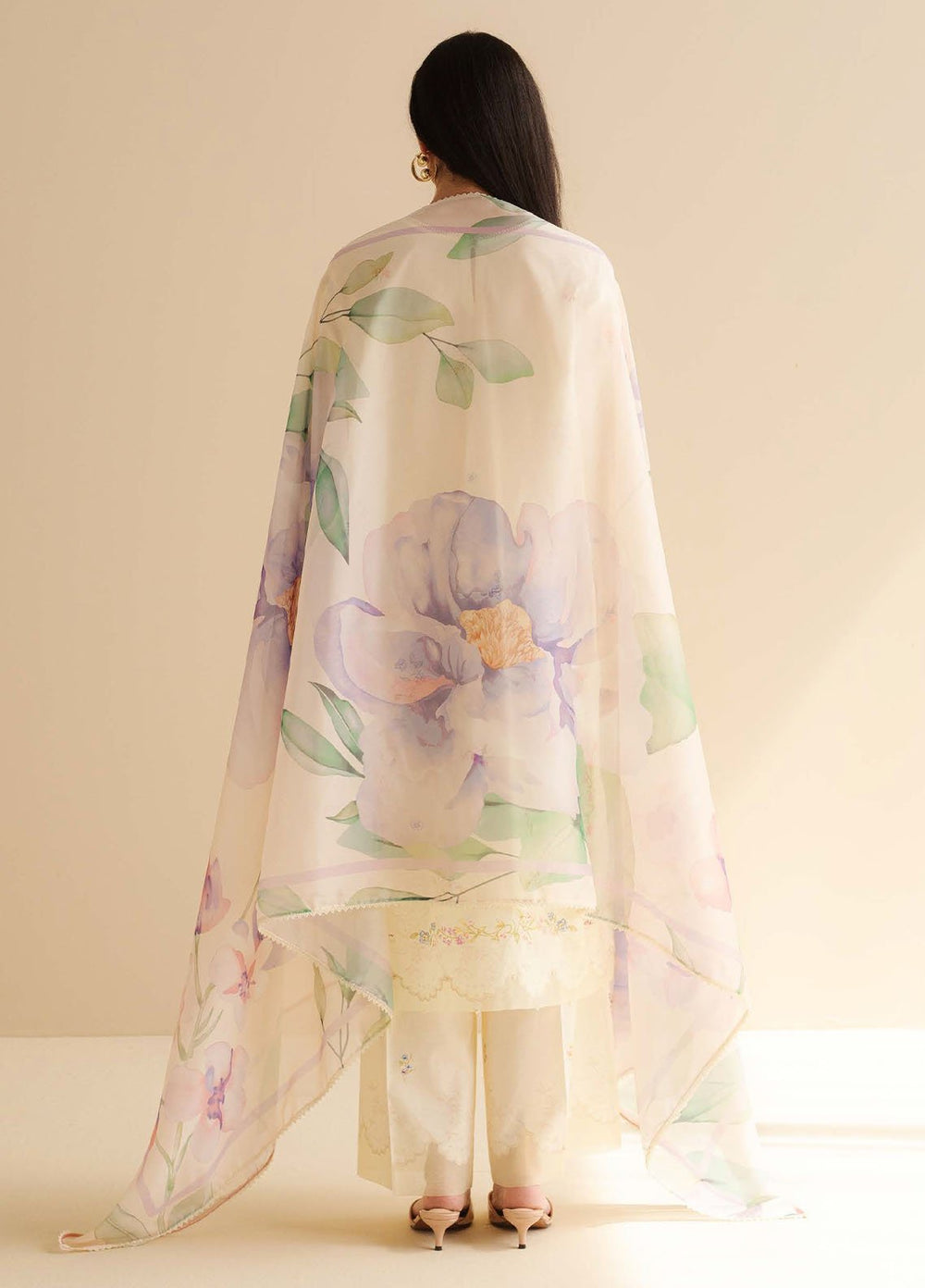 Coco by Zara Shahjahan Printed Lawn Suits Unstitched 3 Piece CZS25PDT Aria 3 B - Summer Collection