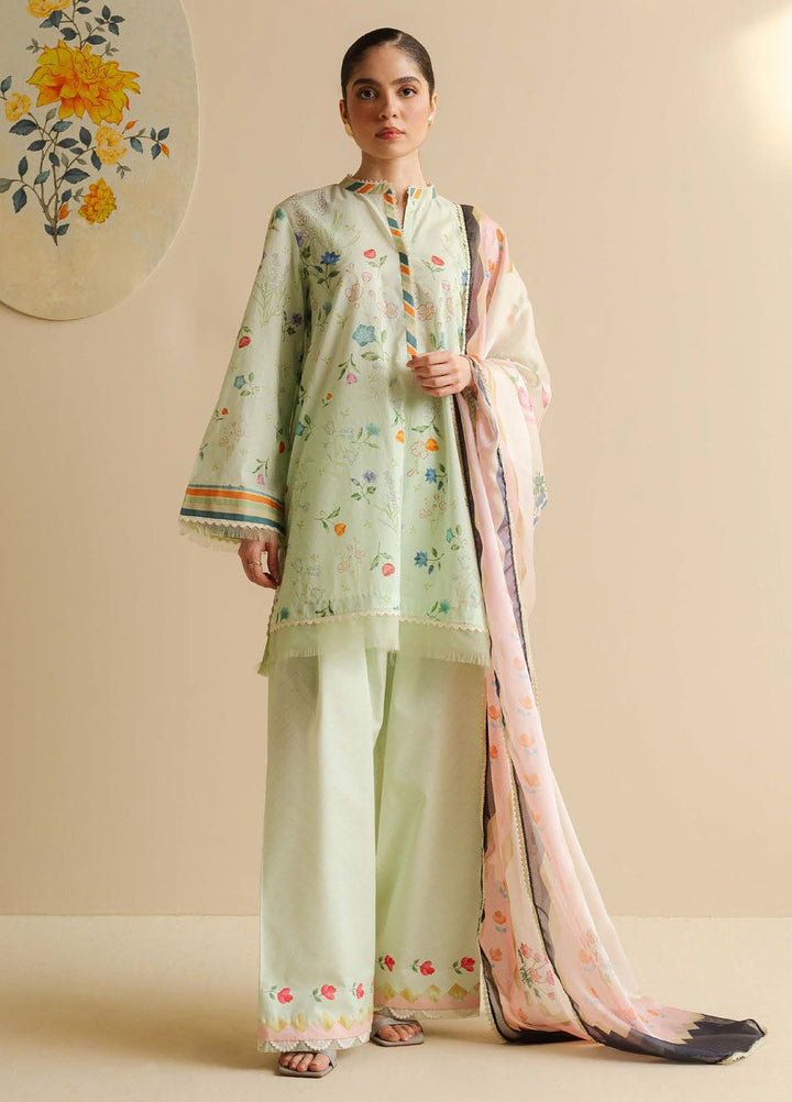 Coco by Zara Shahjahan Printed Lawn Suits Unstitched 3 Piece CZS25PDT Kaia 9 A - Summer Collection