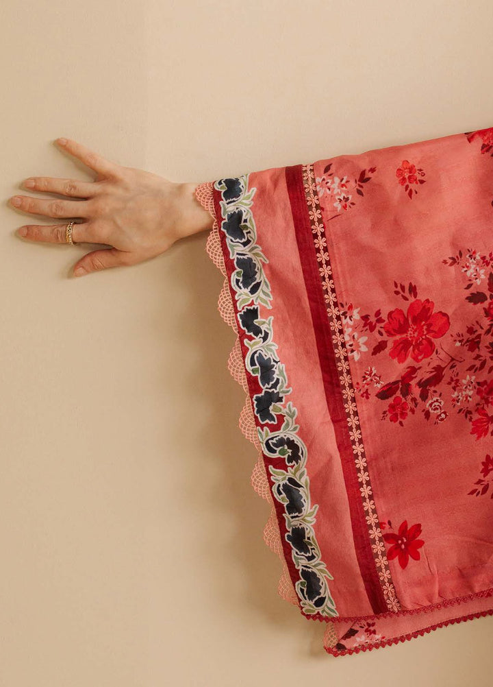 Coco by Zara Shahjahan Printed Lawn Suits Unstitched 3 Piece CZS25PDT Leya 1 A - Summer Collection