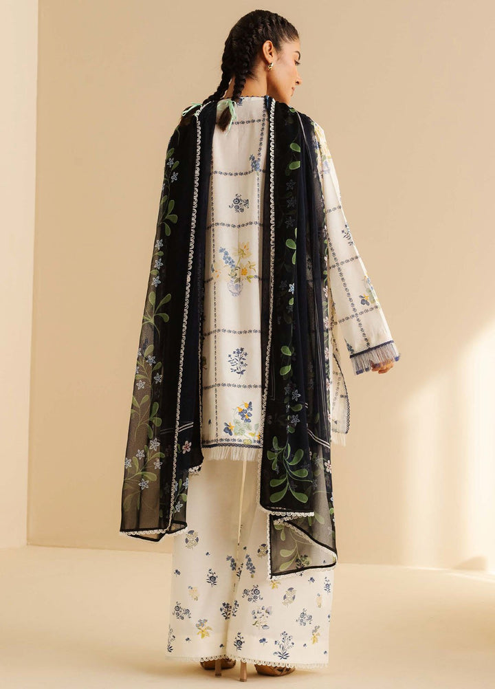 Coco by Zara Shahjahan Printed Lawn Suits Unstitched 3 Piece CZS25PDT Luna 10 A - Summer Collection