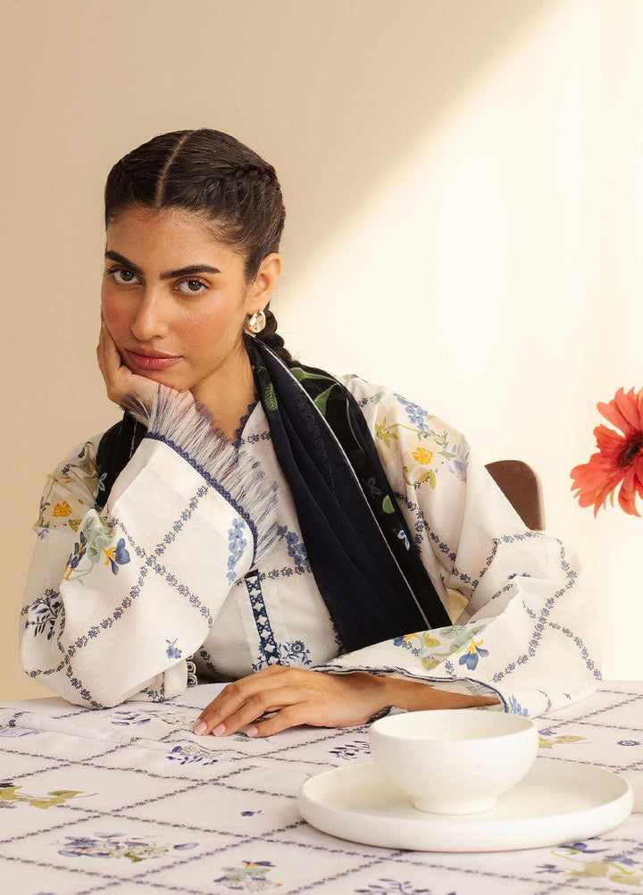 Coco by Zara Shahjahan Printed Lawn Suits Unstitched 3 Piece CZS25PDT Luna 10 A - Summer Collection