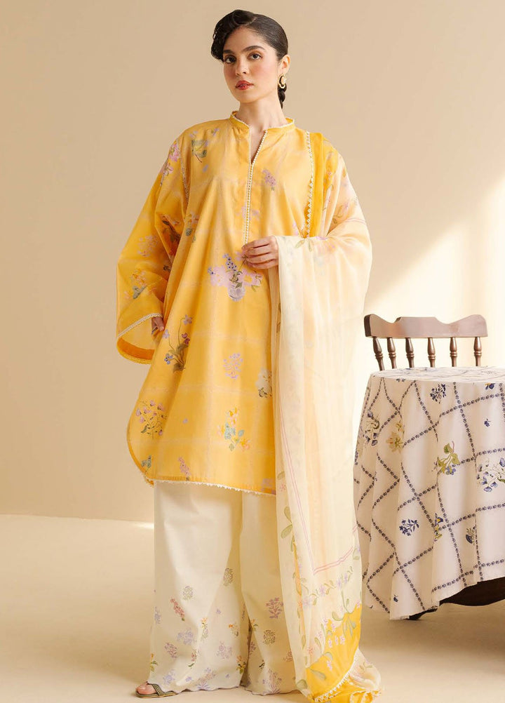 Coco by Zara Shahjahan Printed Lawn Suits Unstitched 3 Piece CZS25PDT Luna 10 B - Summer Collection