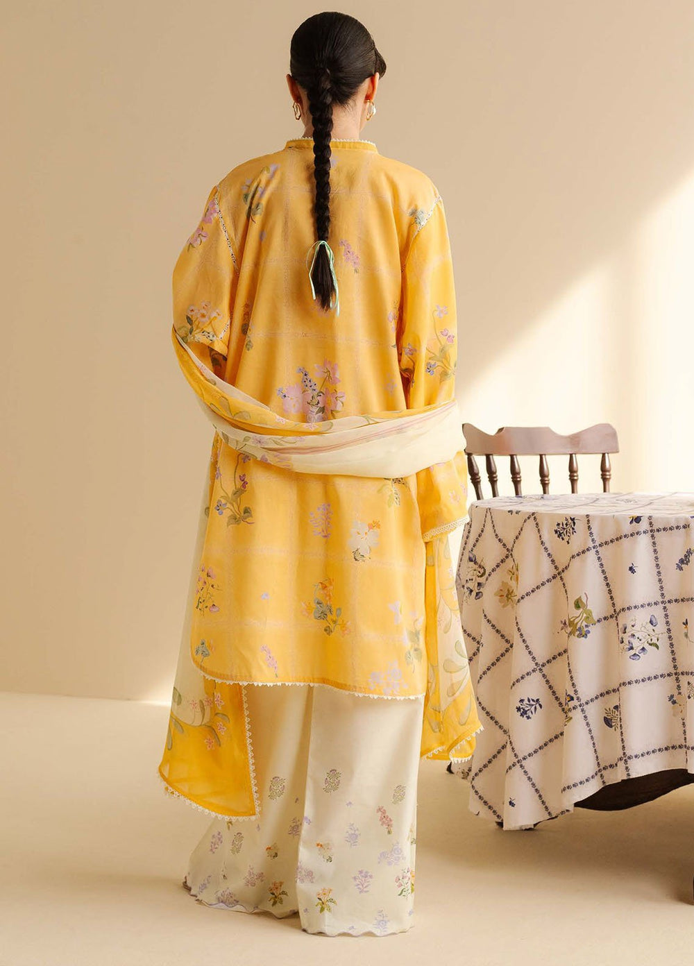 Coco by Zara Shahjahan Printed Lawn Suits Unstitched 3 Piece CZS25PDT Luna 10 B - Summer Collection