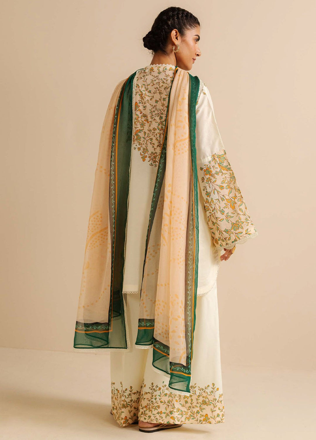 Coco by Zara Shahjahan Printed Lawn Suits Unstitched 3 Piece CZS25PDT Nisa 4 A - Summer Collection