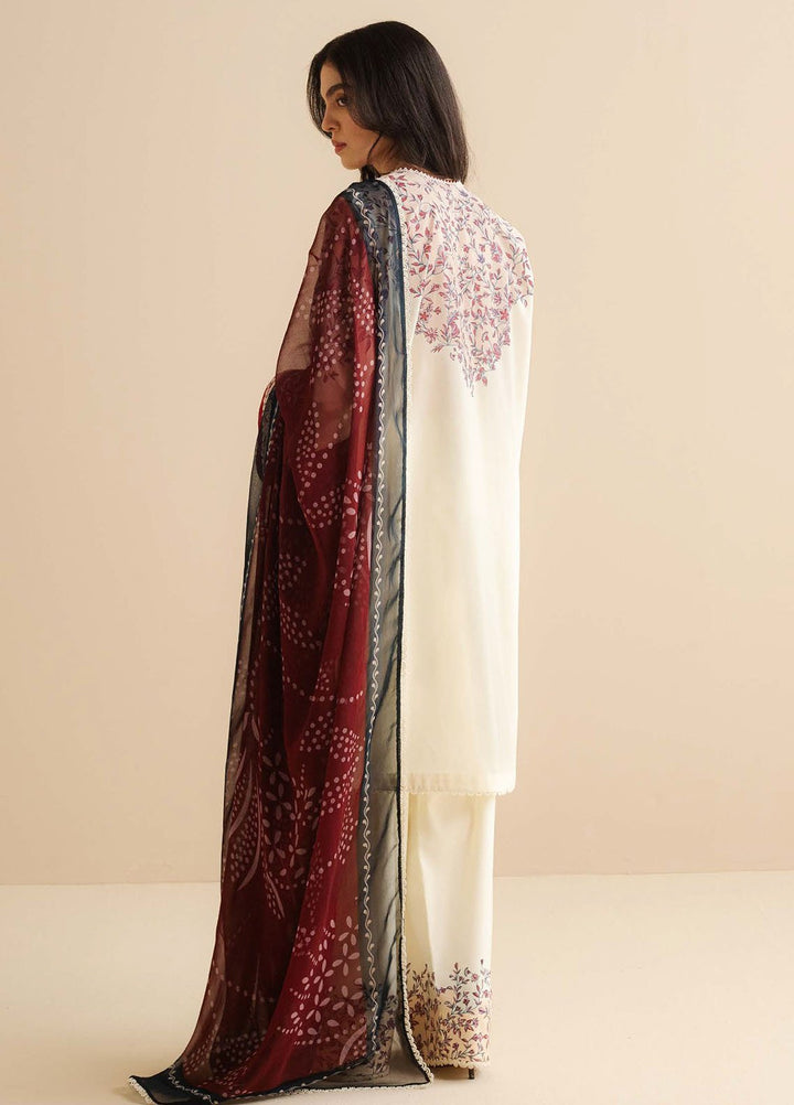 Coco by Zara Shahjahan Printed Lawn Suits Unstitched 3 Piece CZS25PDT Nisa 4 B - Summer Collection