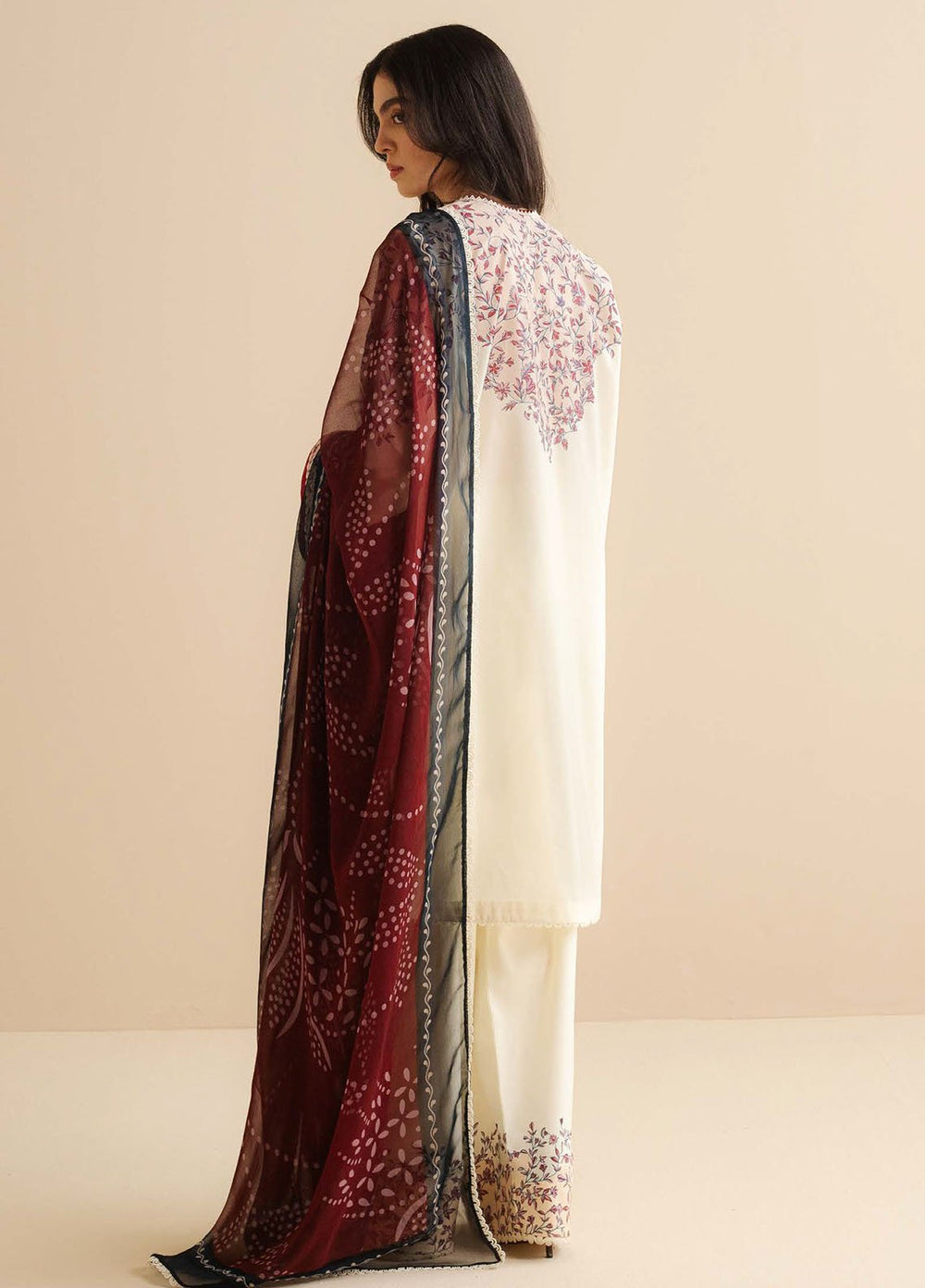 Coco by Zara Shahjahan Printed Lawn Suits Unstitched 3 Piece CZS25PDT Nisa 4 B - Summer Collection