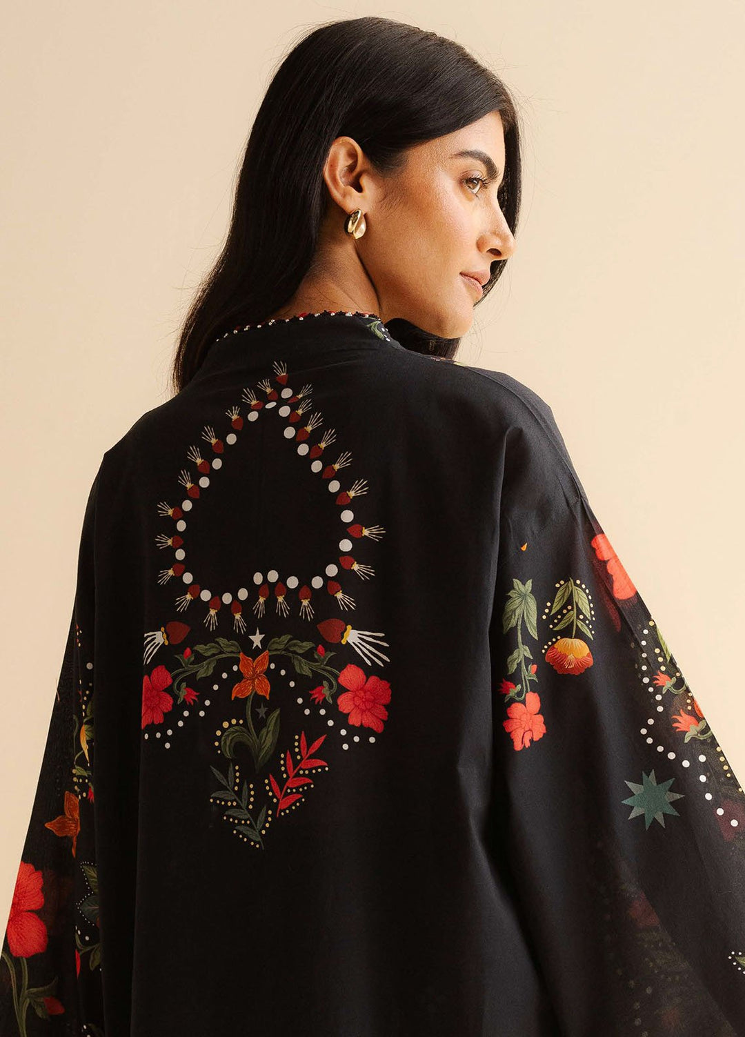 Coco by Zara Shahjahan Printed Lawn Suits Unstitched 3 Piece CZS25PDT Nyra 5 A - Summer Collection