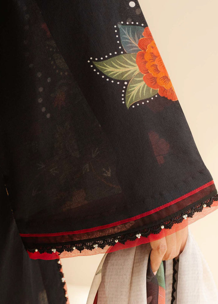 Coco by Zara Shahjahan Printed Lawn Suits Unstitched 3 Piece CZS25PDT Nyra 5 A - Summer Collection