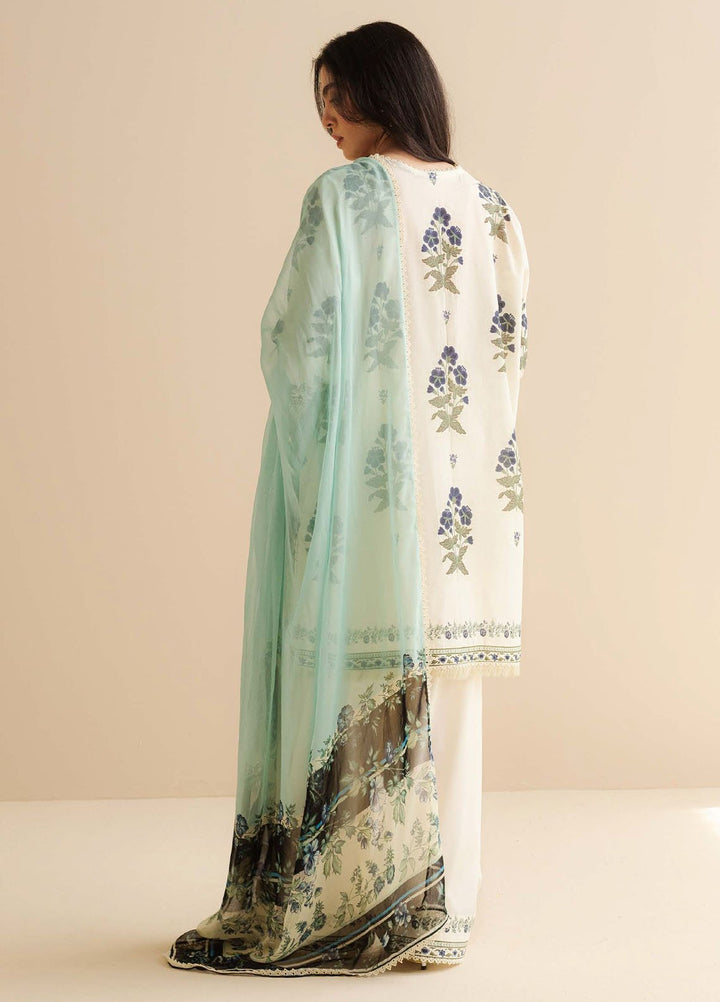 Coco by Zara Shahjahan Printed Lawn Suits Unstitched 3 Piece CZS25PDT Raya 2 B - Summer Collection