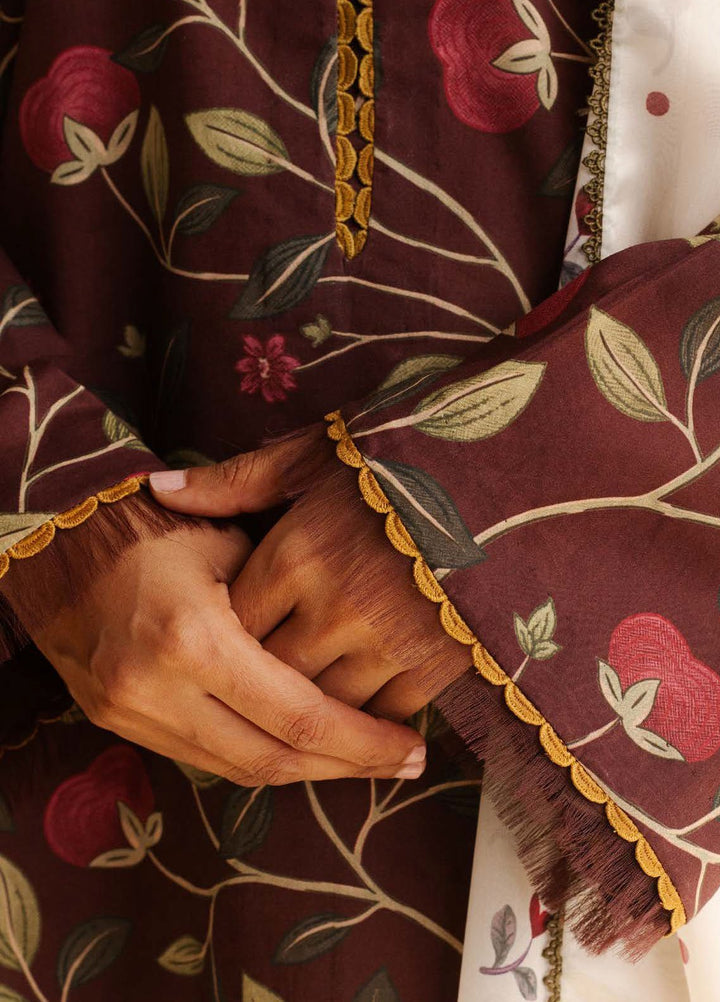 Coco by Zara Shahjahan Printed Lawn Suits Unstitched 3 Piece CZS25PDT Rey 7 A - Summer Collection