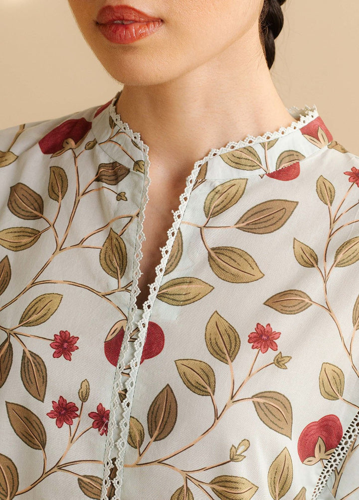 Coco by Zara Shahjahan Printed Lawn Suits Unstitched 3 Piece CZS25PDT Rey 7 B - Summer Collection