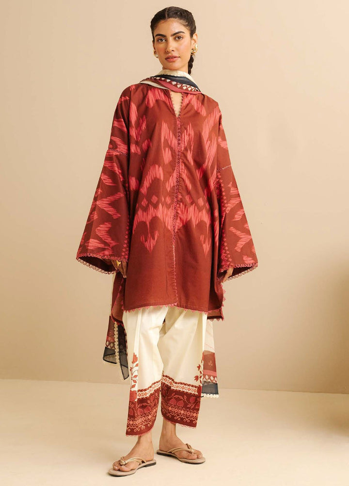 Coco by Zara Shahjahan Printed Lawn Suits Unstitched 3 Piece CZS25PDT Sila 6 A - Summer Collection