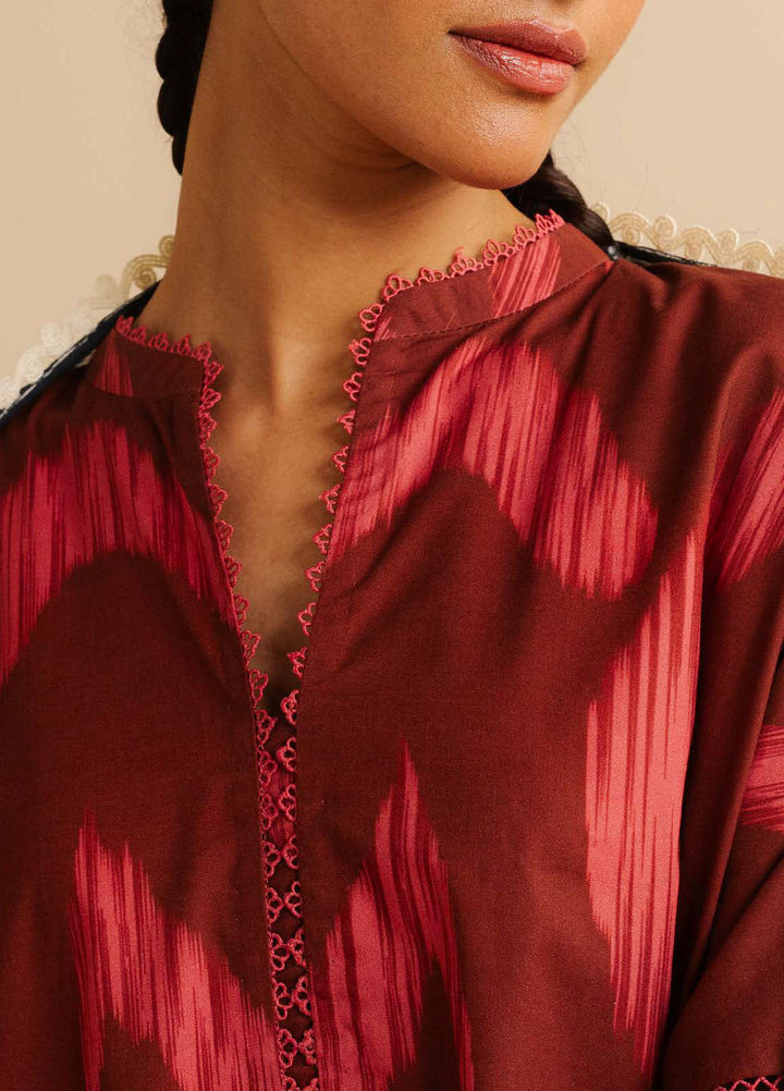 Coco by Zara Shahjahan Printed Lawn Suits Unstitched 3 Piece CZS25PDT Sila 6 A - Summer Collection