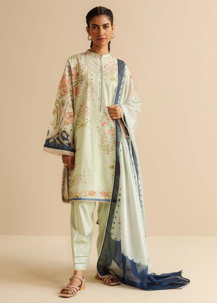 Coco by Zara Shahjahan Printed Lawn Suits Unstitched 3 Piece CZS25PDT Vara 8 A - Summer Collection
