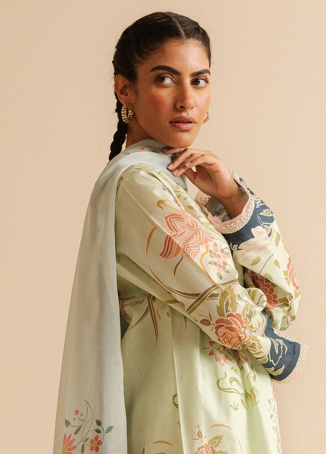 Coco by Zara Shahjahan Printed Lawn Suits Unstitched 3 Piece CZS25PDT Vara 8 A - Summer Collection