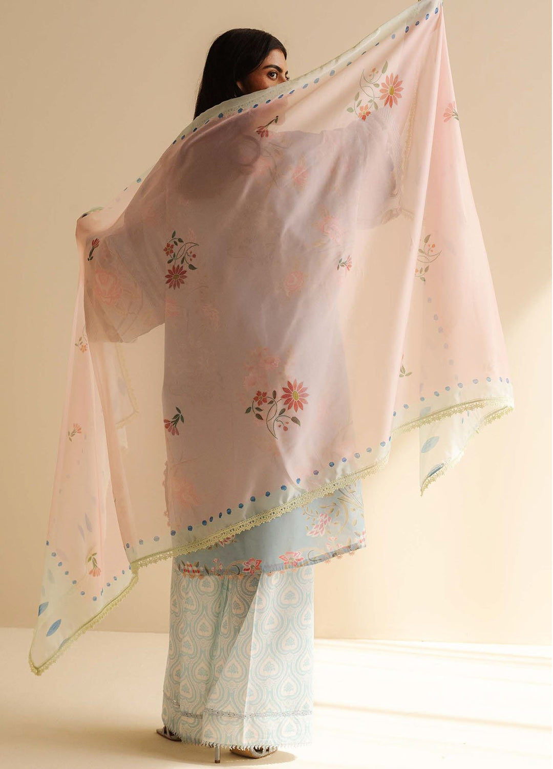 Coco by Zara Shahjahan Printed Lawn Suits Unstitched 3 Piece CZS25PDT Vara 8 B - Summer Collection