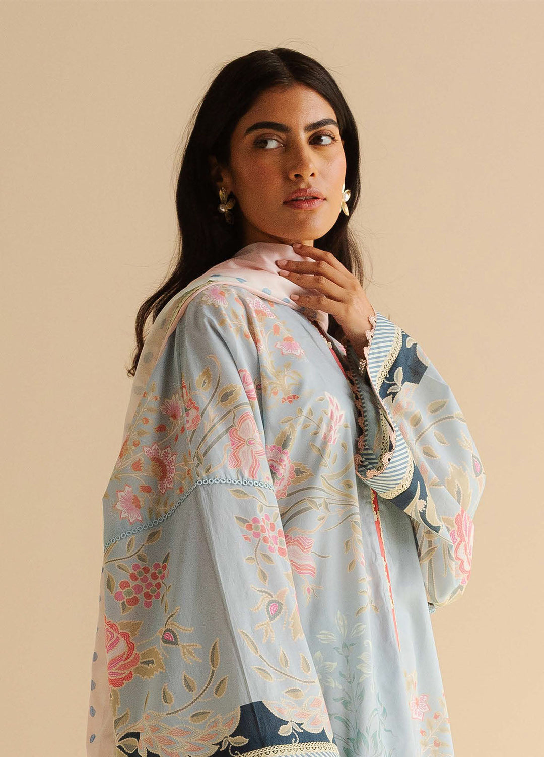 Coco by Zara Shahjahan Printed Lawn Suits Unstitched 3 Piece CZS25PDT Vara 8 B - Summer Collection