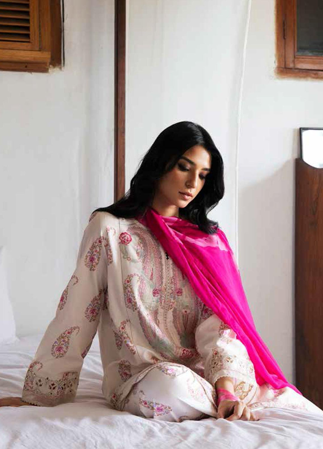 Coco by Zara Shahjahan Embroidered Lawn Suits Unstitched 3 Piece CZS22-S2 10B - Summer Collection