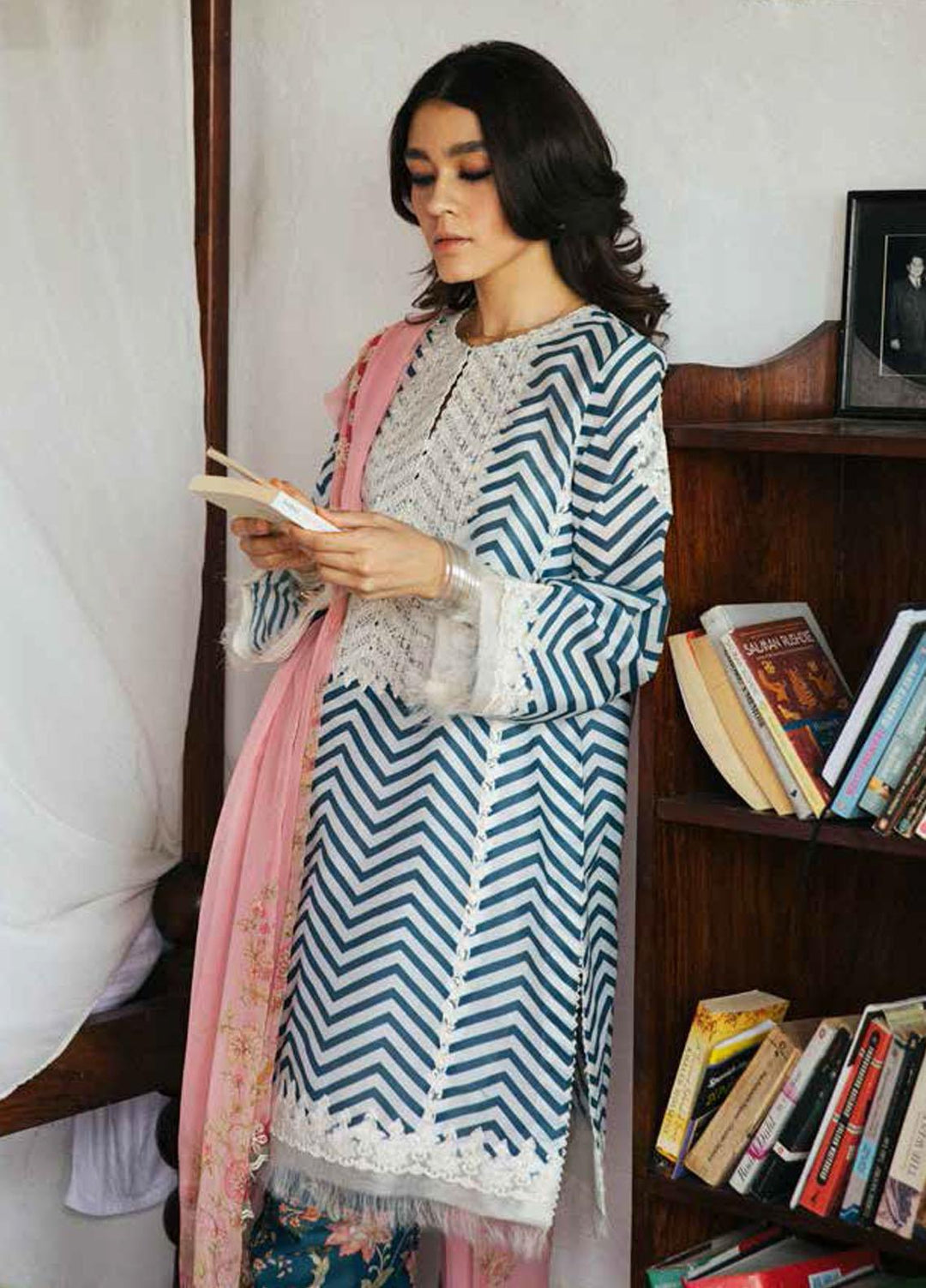 Coco by Zara Shahjahan Embroidered Lawn Suits Unstitched 3 Piece CZS22-S2 1A - Summer Collection