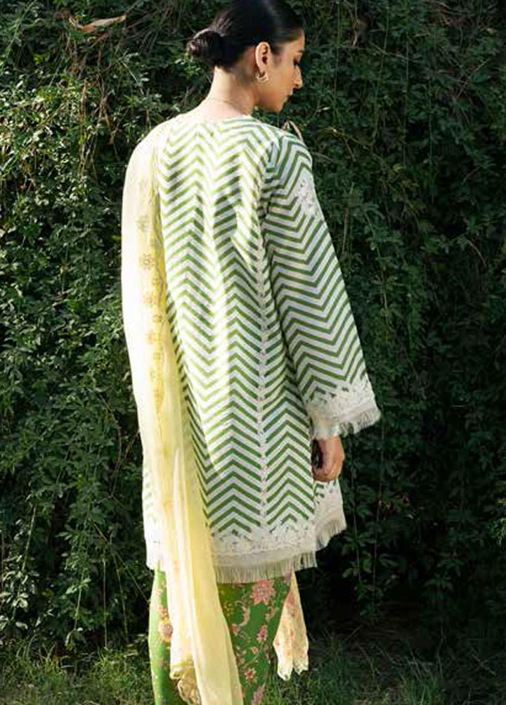 Coco by Zara Shahjahan Embroidered Lawn Suits Unstitched 3 Piece CZS22-S2 1B - Summer Collection