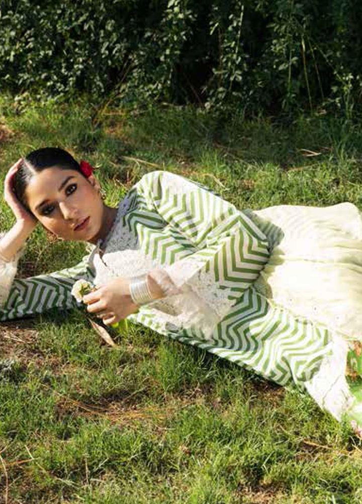 Coco by Zara Shahjahan Embroidered Lawn Suits Unstitched 3 Piece CZS22-S2 1B - Summer Collection