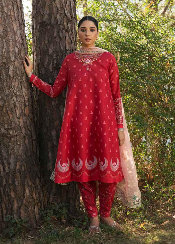 Coco by Zara Shahjahan Embroidered Lawn Suits Unstitched 3 Piece CZS22-S2 2A - Summer Collection