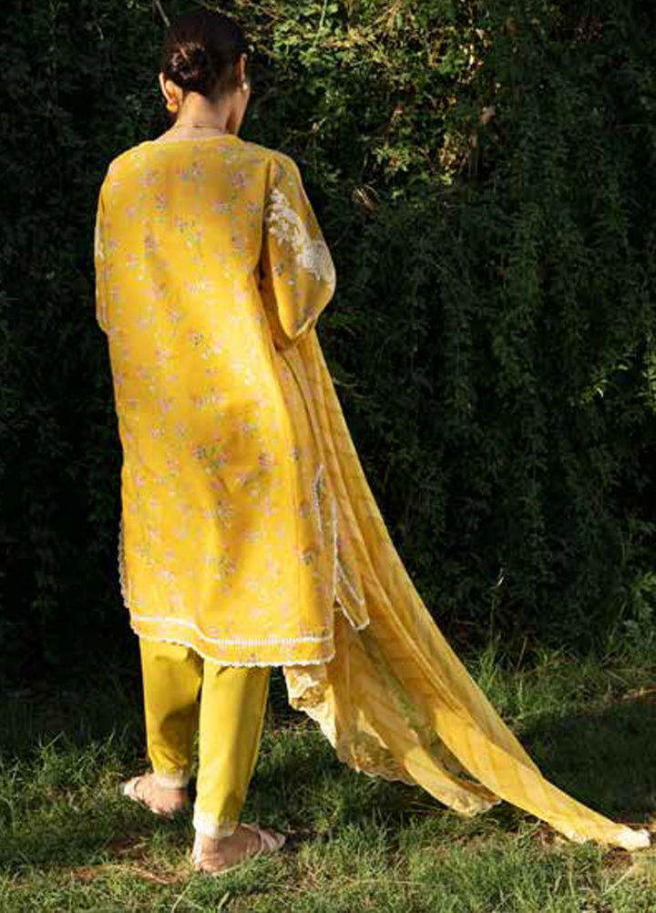 Coco by Zara Shahjahan Embroidered Lawn Suits Unstitched 3 Piece CZS22-S2 3A - Summer Collection