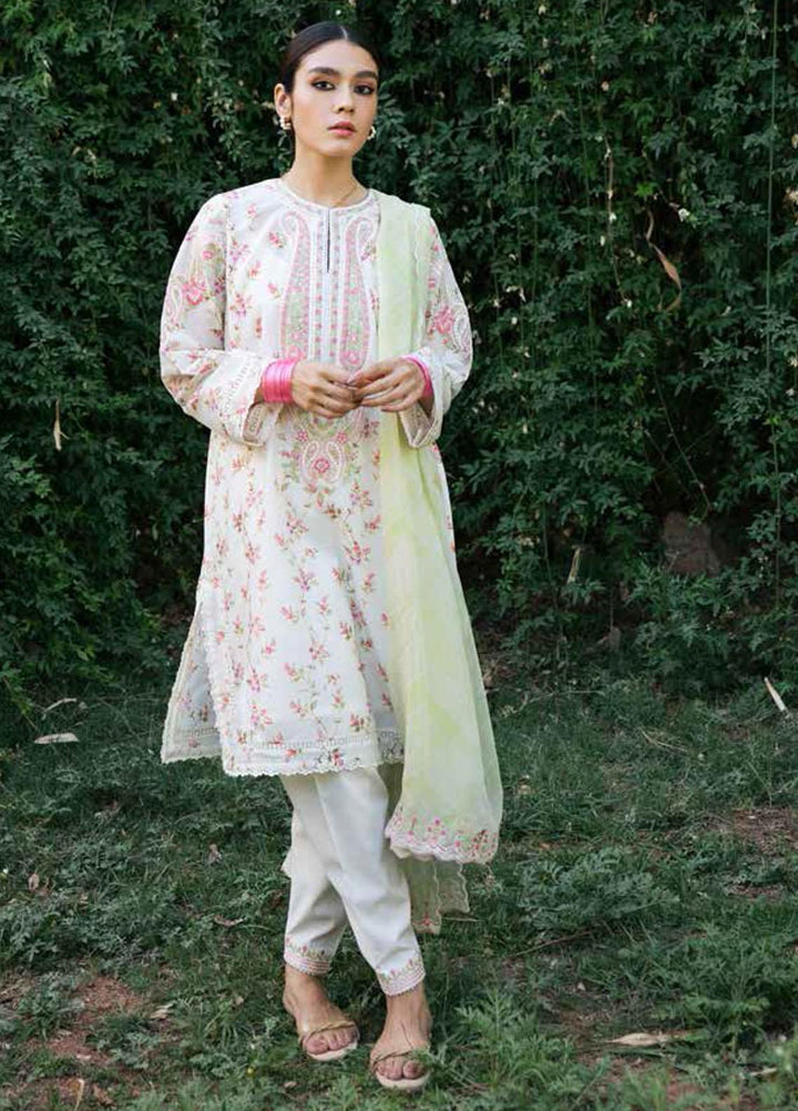 Coco by Zara Shahjahan Embroidered Lawn Suits Unstitched 3 Piece CZS22-S2 3B - Summer Collection