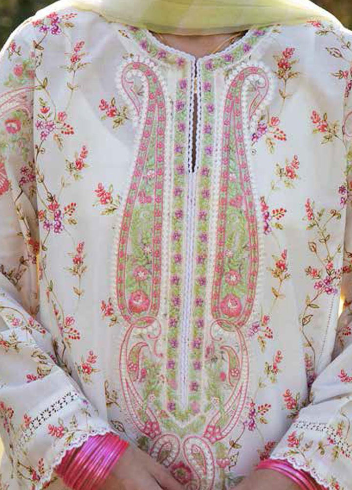 Coco by Zara Shahjahan Embroidered Lawn Suits Unstitched 3 Piece CZS22-S2 3B - Summer Collection