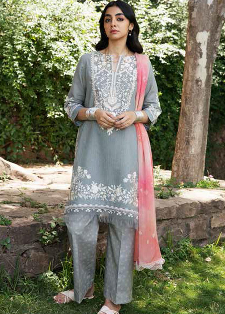 Coco by Zara Shahjahan Embroidered Lawn Suits Unstitched 3 Piece CZS22-S2 4A - Summer Collection