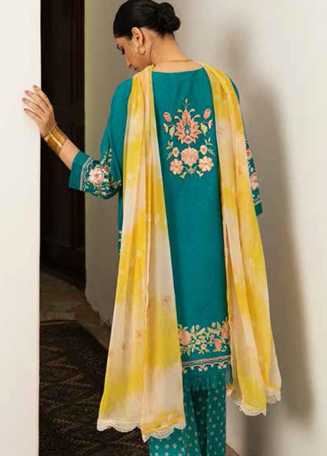 Coco by Zara Shahjahan Embroidered Lawn Suits Unstitched 3 Piece CZS22-S2 4B - Summer Collection