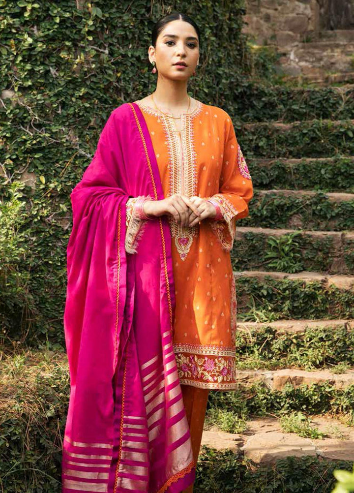 Coco by Zara Shahjahan Embroidered Lawn Suits Unstitched 3 Piece CZS22-S2 5A - Summer Collection