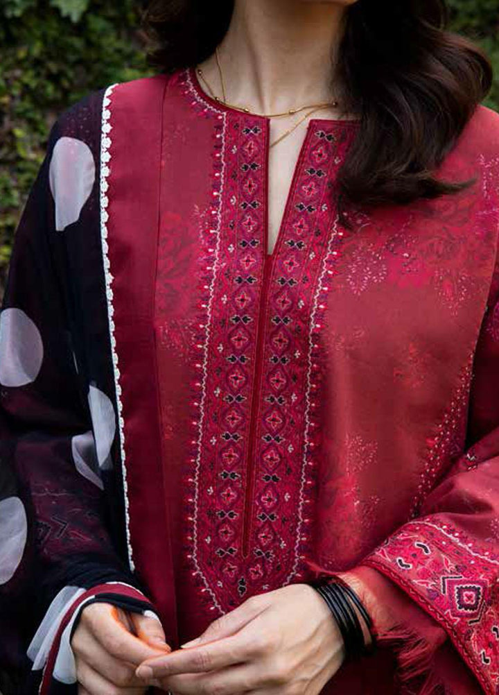 Coco by Zara Shahjahan Embroidered Lawn Suits Unstitched 3 Piece CZS22-S2 6A - Summer Collection
