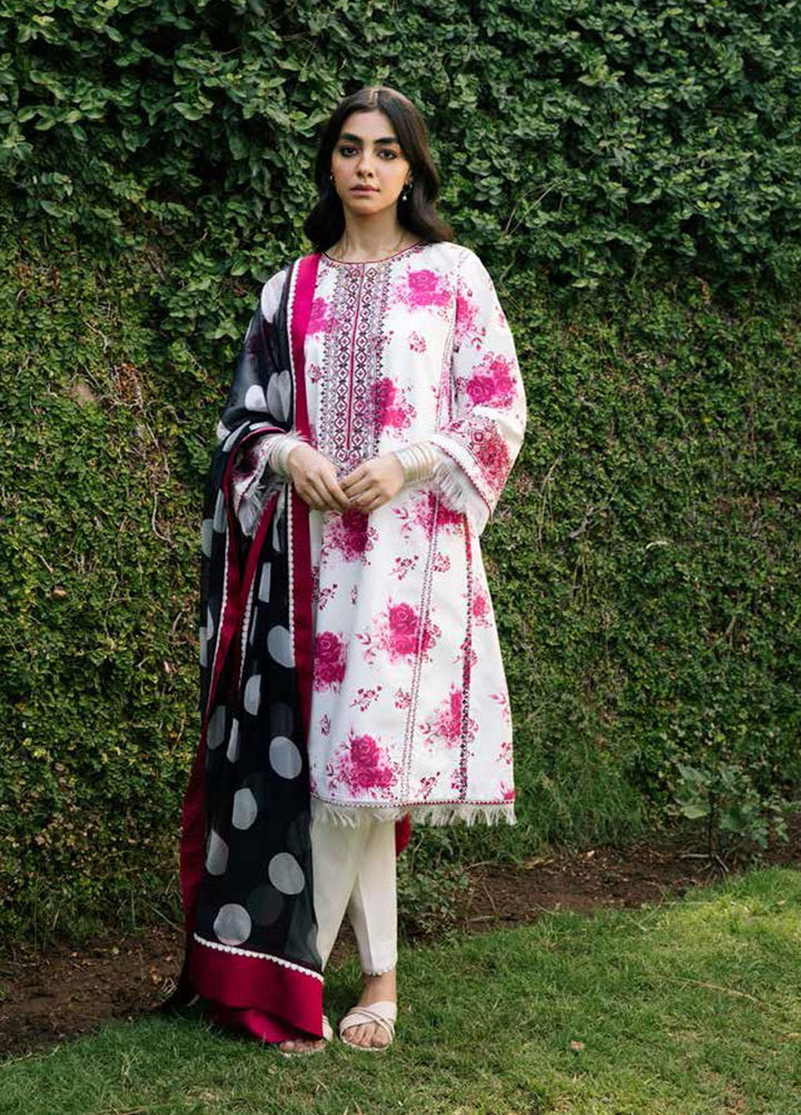 Coco by Zara Shahjahan Embroidered Lawn Suits Unstitched 3 Piece CZS22-S2 6B - Summer Collection