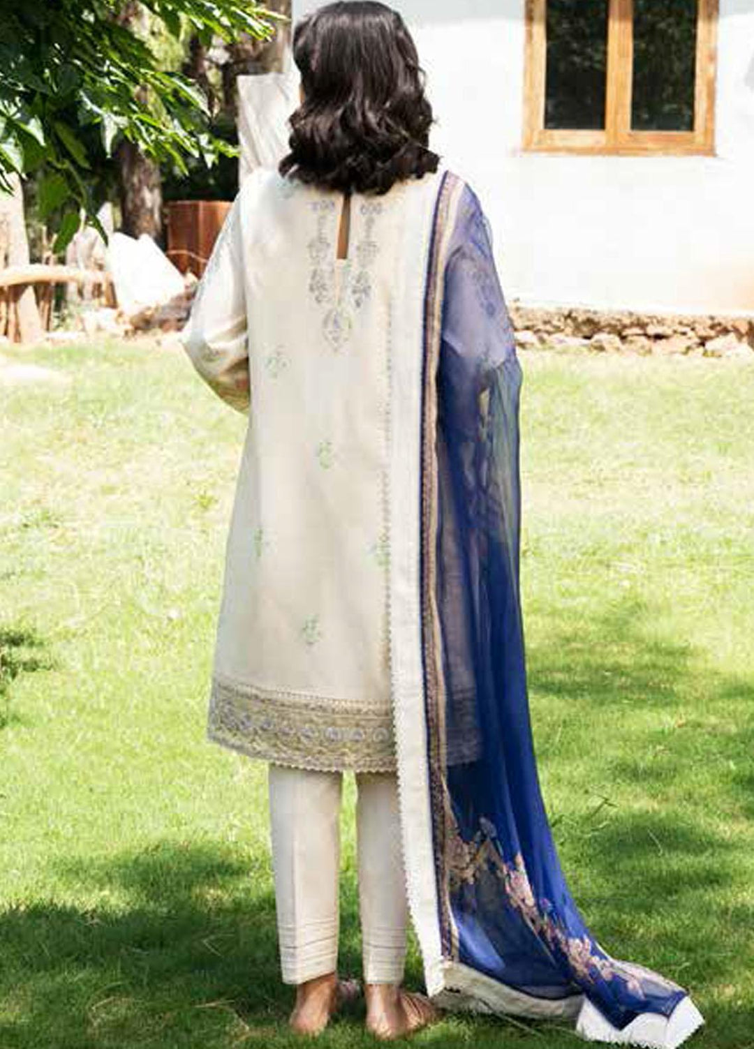 Coco by Zara Shahjahan Embroidered Lawn Suits Unstitched 3 Piece CZS22-S2 7A - Summer Collection