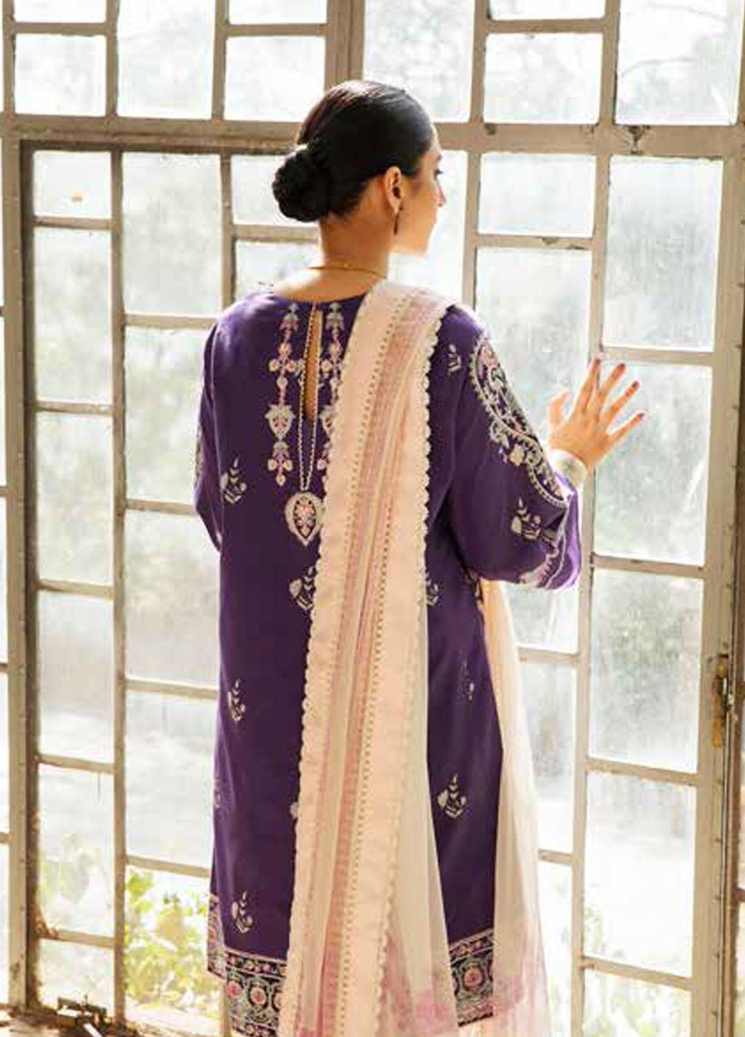 Coco by Zara Shahjahan Embroidered Lawn Suits Unstitched 3 Piece CZS22-S2 7B - Summer Collection