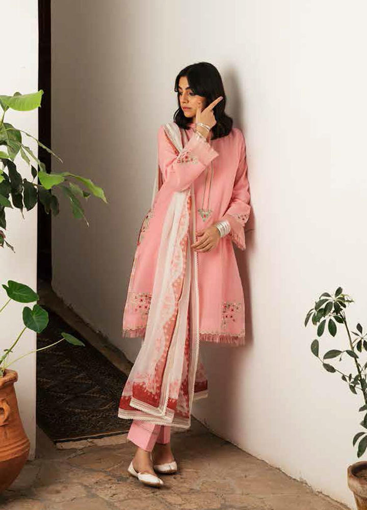 Coco by Zara Shahjahan Embroidered Lawn Suits Unstitched 3 Piece CZS22-S2 8A - Summer Collection