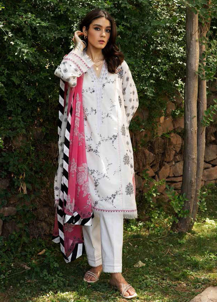 Coco by Zara Shahjahan Embroidered Lawn Suits Unstitched 3 Piece CZS22-S2 9A - Summer Collection