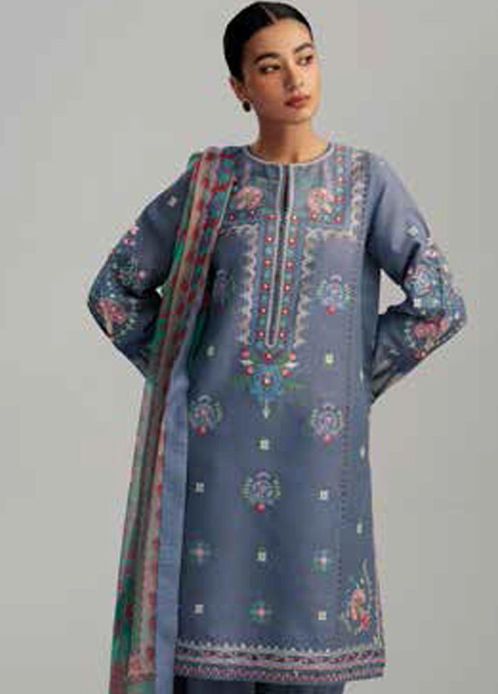 Coco by Zara Shahjahan Embroidered Lawn Suits Unstitched 3 Piece CZS23S 10A - Summer Collection