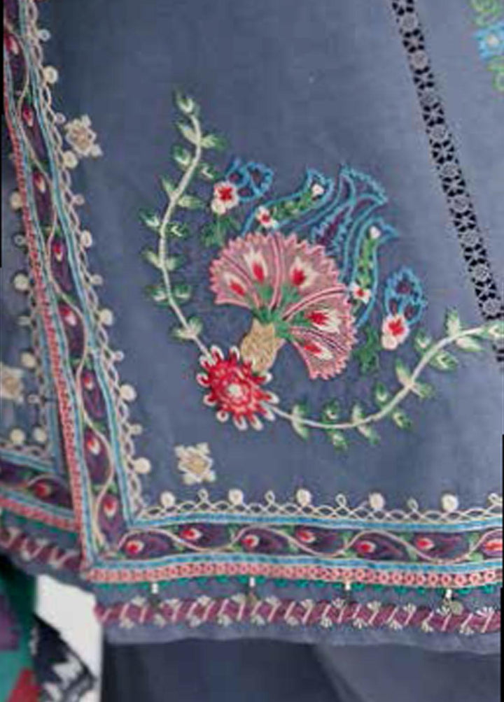 Coco by Zara Shahjahan Embroidered Lawn Suits Unstitched 3 Piece CZS23S 10A - Summer Collection