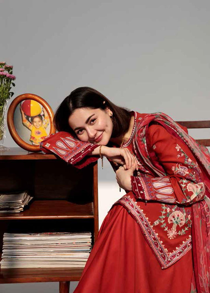 Coco by Zara Shahjahan Embroidered Lawn Suits Unstitched 3 Piece CZS23S 10B - Summer Collection