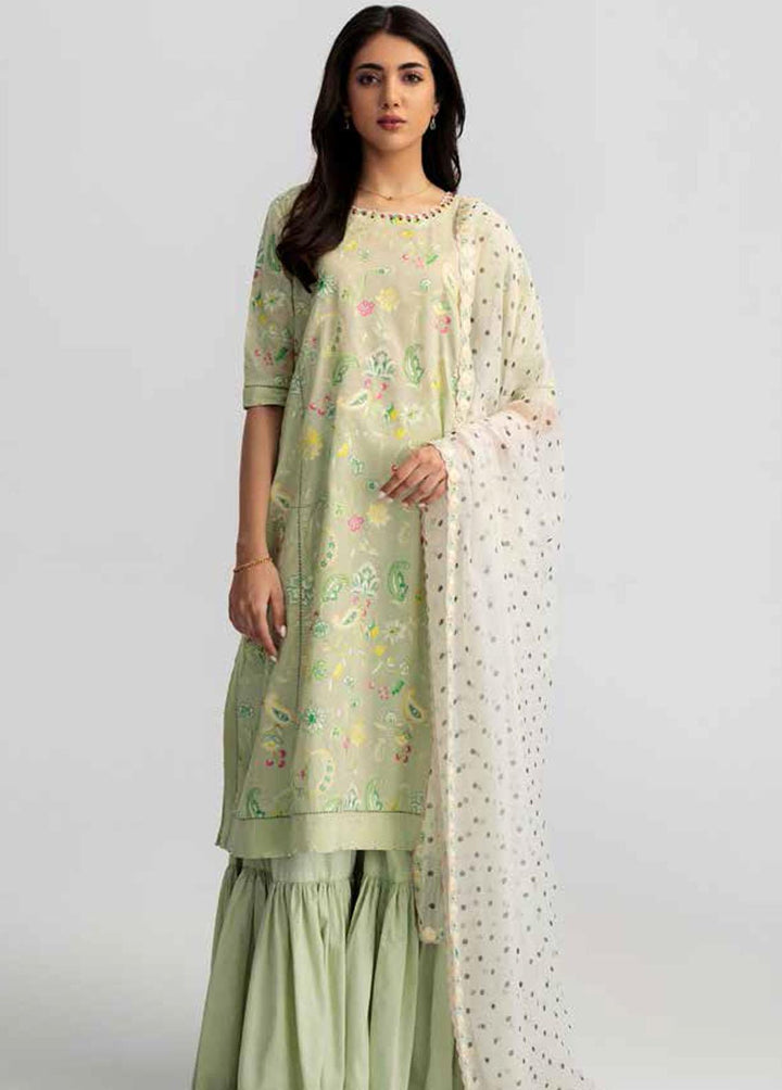 Coco by Zara Shahjahan Embroidered Lawn Suits Unstitched 3 Piece CZS23S 1A - Summer Collection