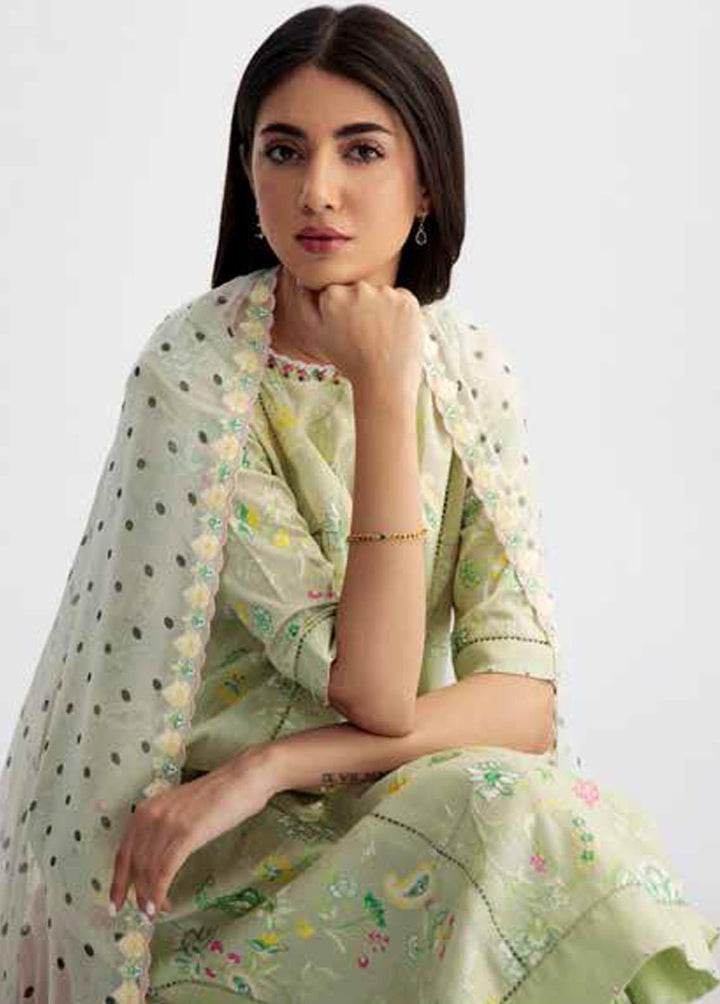 Coco by Zara Shahjahan Embroidered Lawn Suits Unstitched 3 Piece CZS23S 1A - Summer Collection