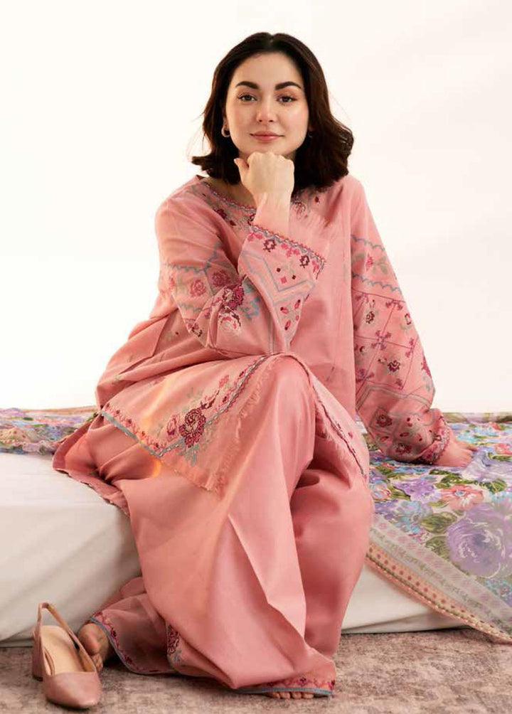 Coco by Zara Shahjahan Embroidered Lawn Suits Unstitched 3 Piece CZS23S 2A - Summer Collection