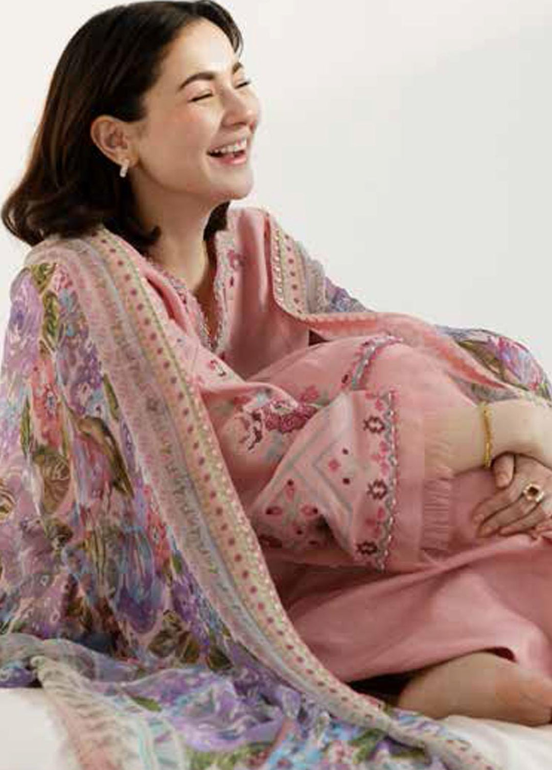 Coco by Zara Shahjahan Embroidered Lawn Suits Unstitched 3 Piece CZS23S 2A - Summer Collection