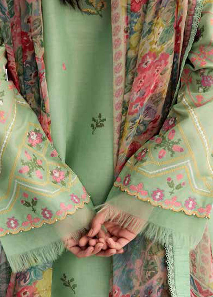 Coco by Zara Shahjahan Embroidered Lawn Suits Unstitched 3 Piece CZS23S 2B - Summer Collection