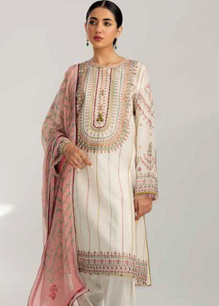 Coco by Zara Shahjahan Embroidered Lawn Suits Unstitched 3 Piece CZS23S 4B - Summer Collection
