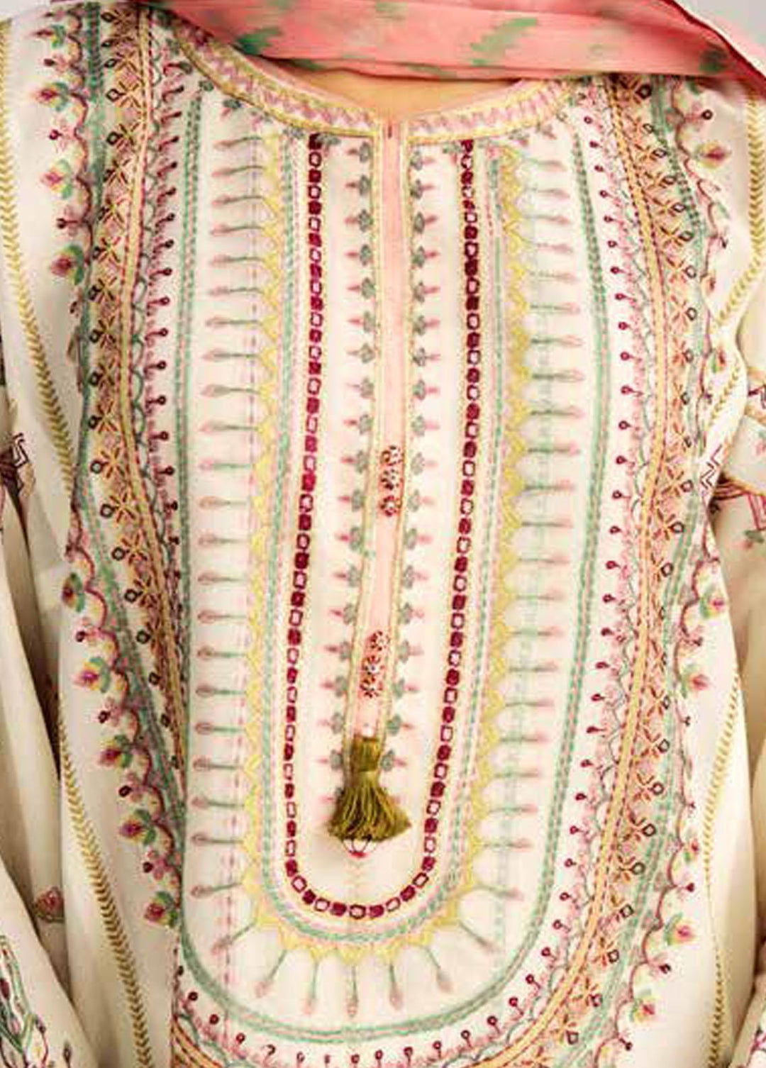 Coco by Zara Shahjahan Embroidered Lawn Suits Unstitched 3 Piece CZS23S 4B - Summer Collection