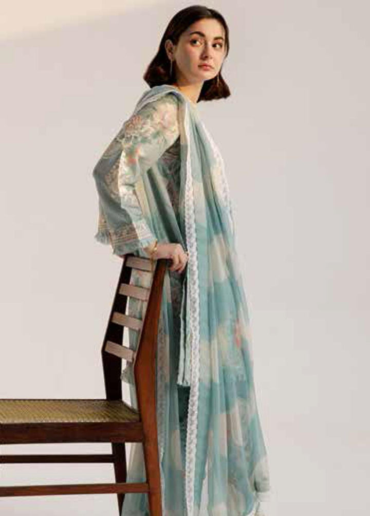 Coco by Zara Shahjahan Embroidered Lawn Suits Unstitched 3 Piece CZS23S 5B - Summer Collection